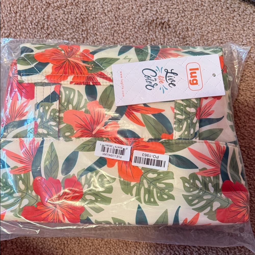 Lug Tropical Floral Tote Bag - Plie’ NWT
